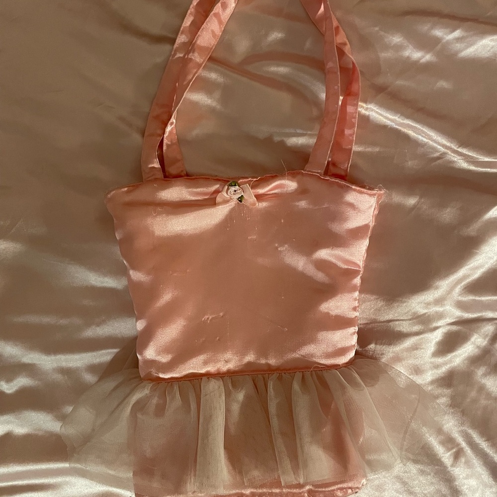 Balletcore satin bag